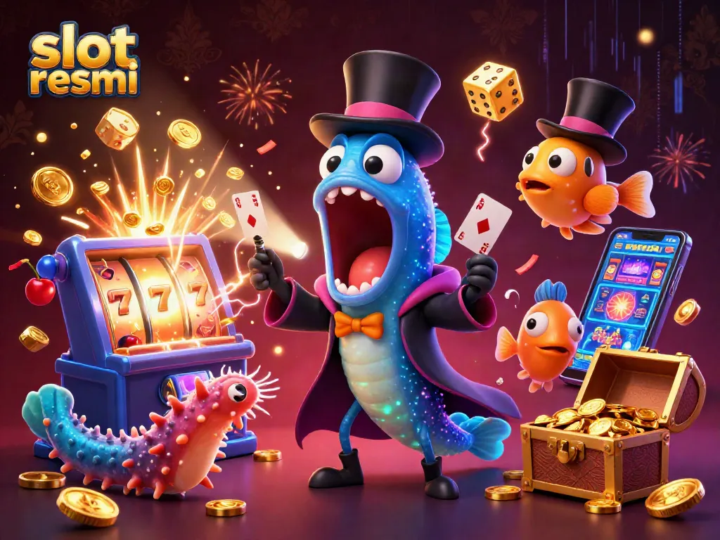 Engage with the forming magic of slot resmi games featuring dynamic casino elements and underwater characters.