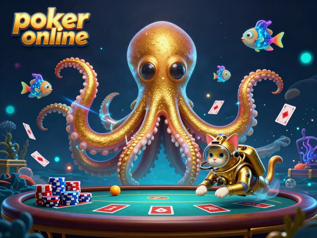 Engage with exciting poker online gameplay featuring dynamic poker elements and a thrilling scene.