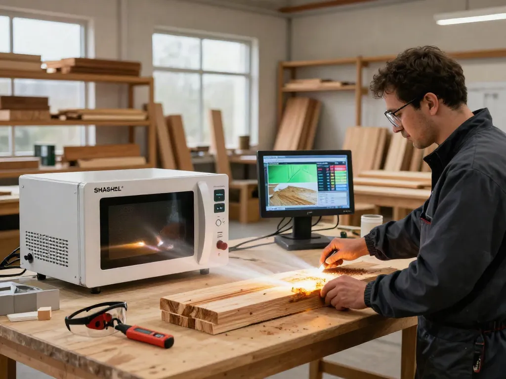 SHASHEL® technology in action for woodworm elimination in workshop