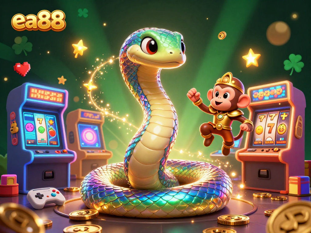 Engage with thrilling gameplay at ea88, featuring colorful characters and lively casino elements.