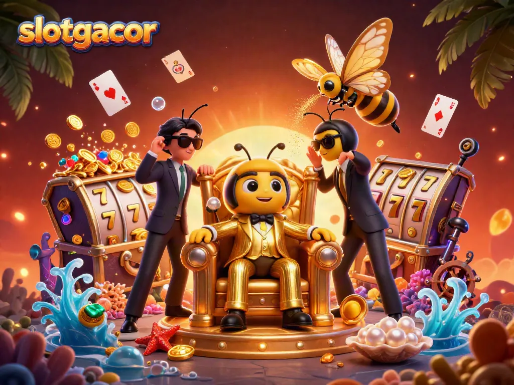 Engage in exciting slotgacor gameplay with dynamic characters and rich casino elements.