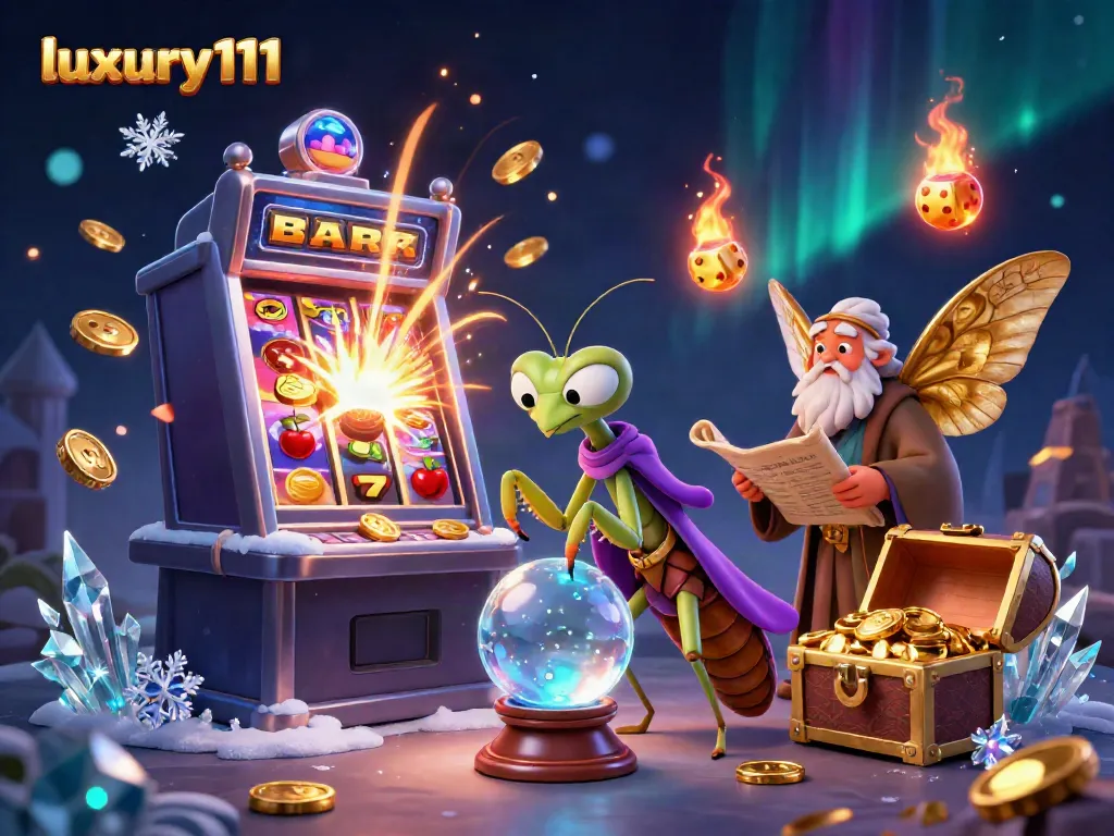 Experience thrilling moments with luxury111 featuring vibrant slot machine and mystical characters