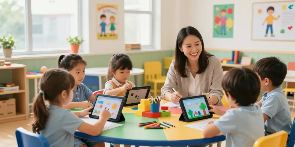 RUSUNTOTO sebagai platform pendidikan anak dengan aktivitas kreatif di kelas