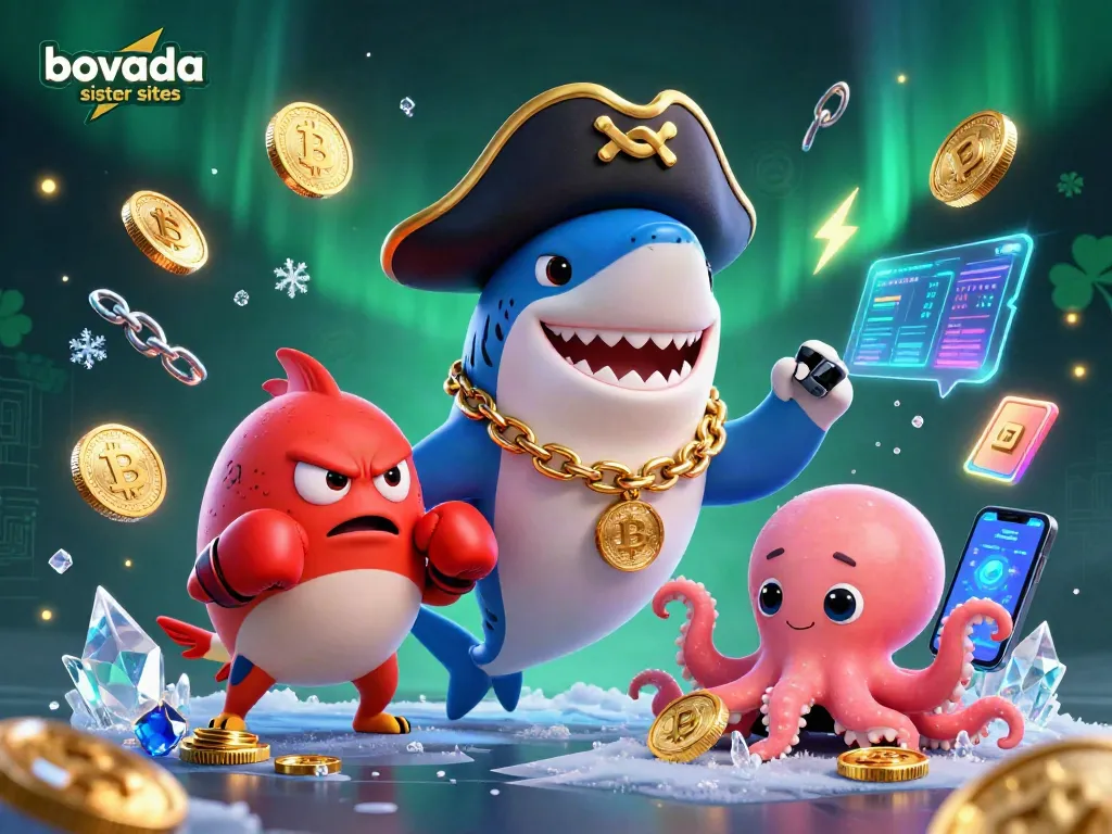 Play engaging games at bovada sister sites featuring fun characters and crypto elements.
