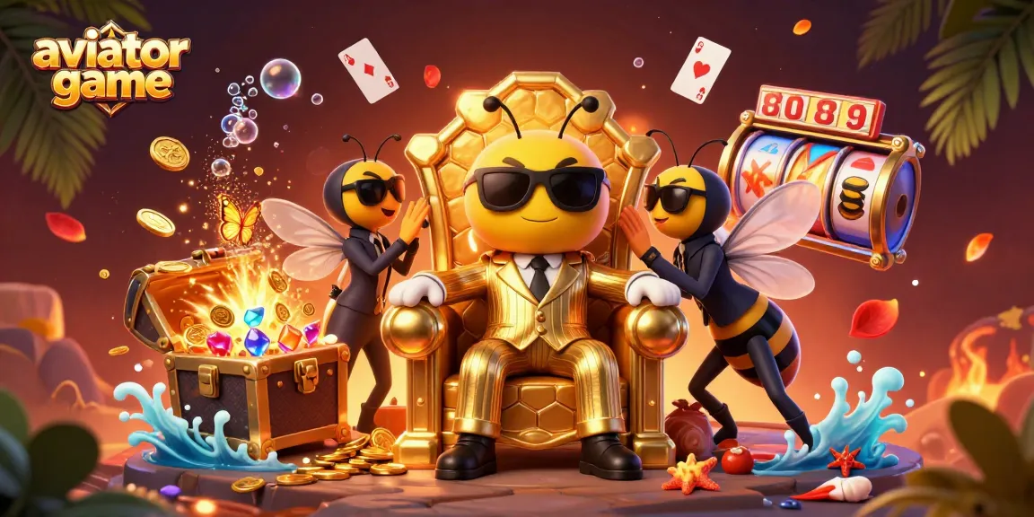 Immerse in the aviator game action with a 3D cartoon mob boss overseeing spinning slots and explosive treasures.