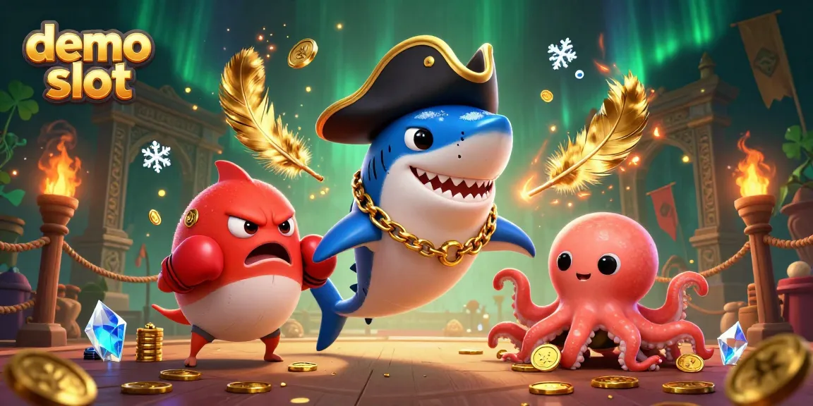 Rasakan sensasi demo slot dengan tampilan menarik dari hiu bajak laut dan teman-temannya.