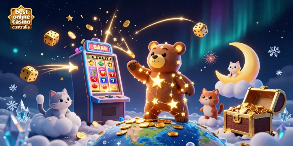 Experience the excitement at the best online casino Australia with vivid characters and dazzling game elements.
