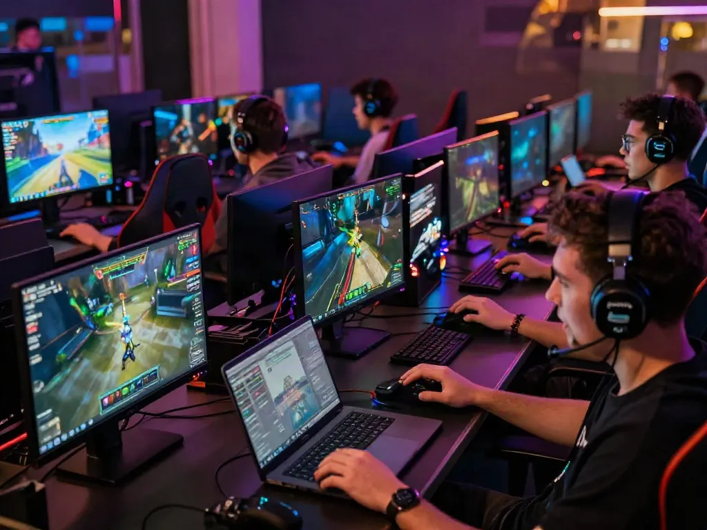 Players enjoying batman138 in a vibrant gaming arena with immersive graphics.