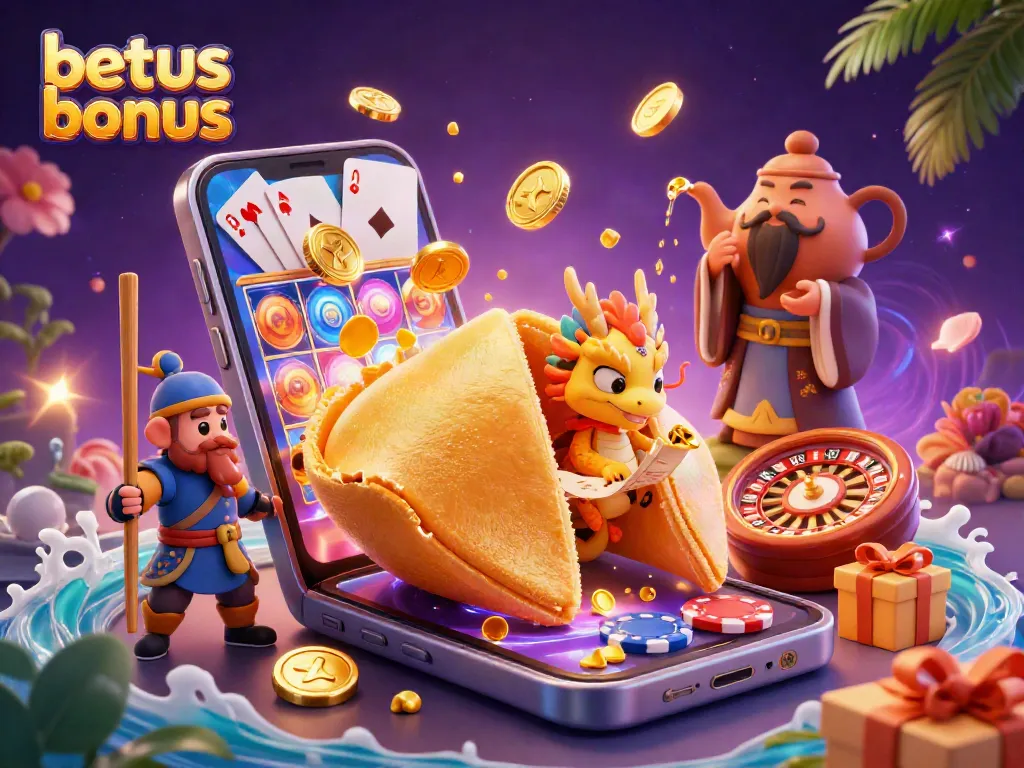 Engage with your luck through betus bonus as golden coins and slot games illuminate the scene.