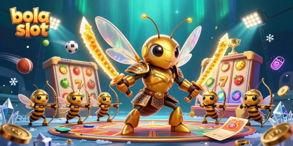 Experience the excitement of bola slot with dynamic gameplay and vibrant casino elements.