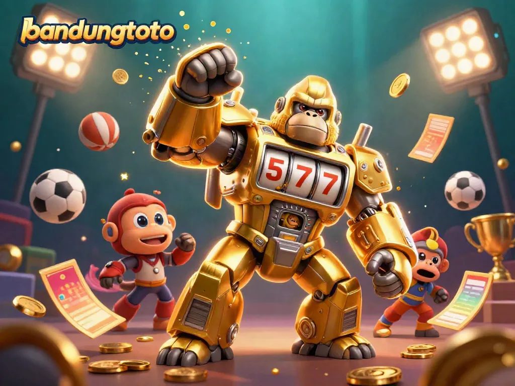 Experience thrilling wins at bandungtoto with a vibrant scene of an explosive jackpot game.
